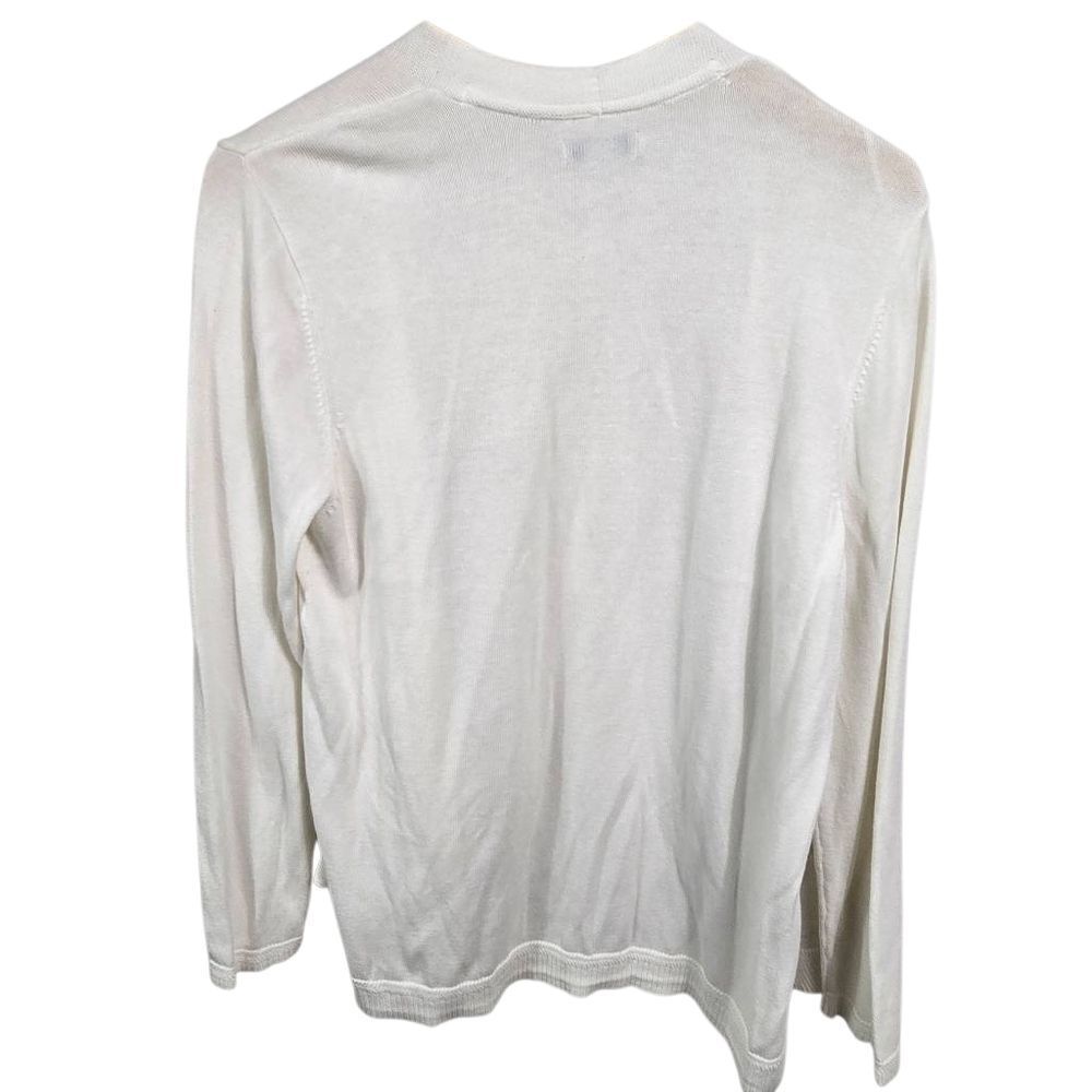 Croft & Barrow White Women's Cardigan Sizr L - Picture 2 of 10